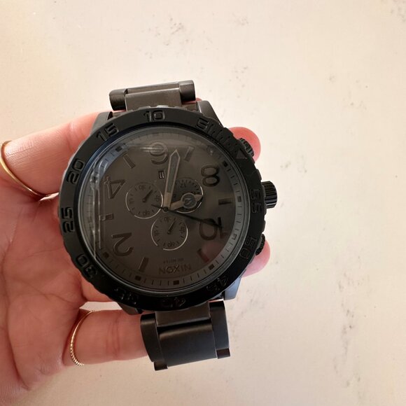 GUN METAL NIXON 51-30 CHRONO WATCH - Picture 7 of 9